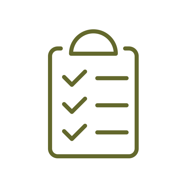 Safety checklist icon