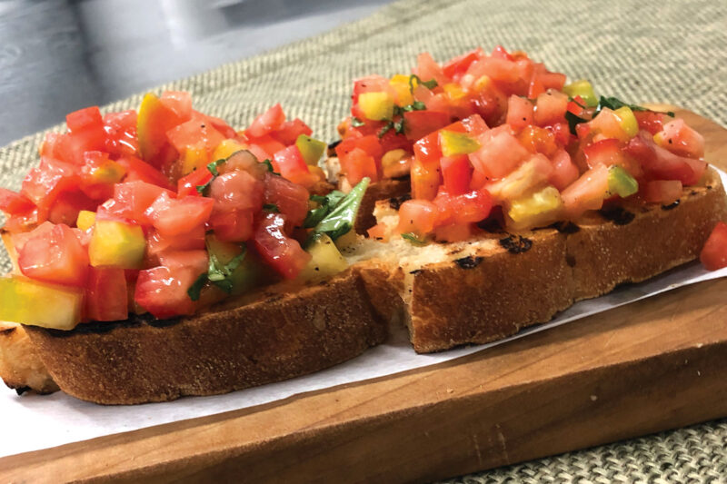 Ca’ Del Sole Bruschetta - grilled country bread, garlic, diced tomatoes, basil