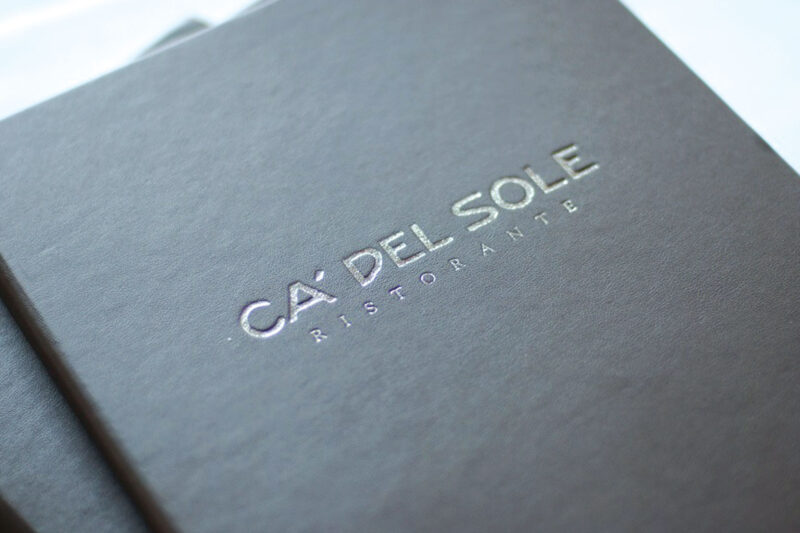 Ca’ Del Sole Ristorante Menu
