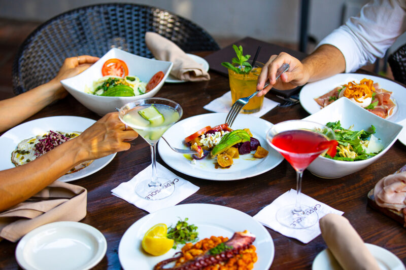 Ca’ Del Sole guest enjoying lunch