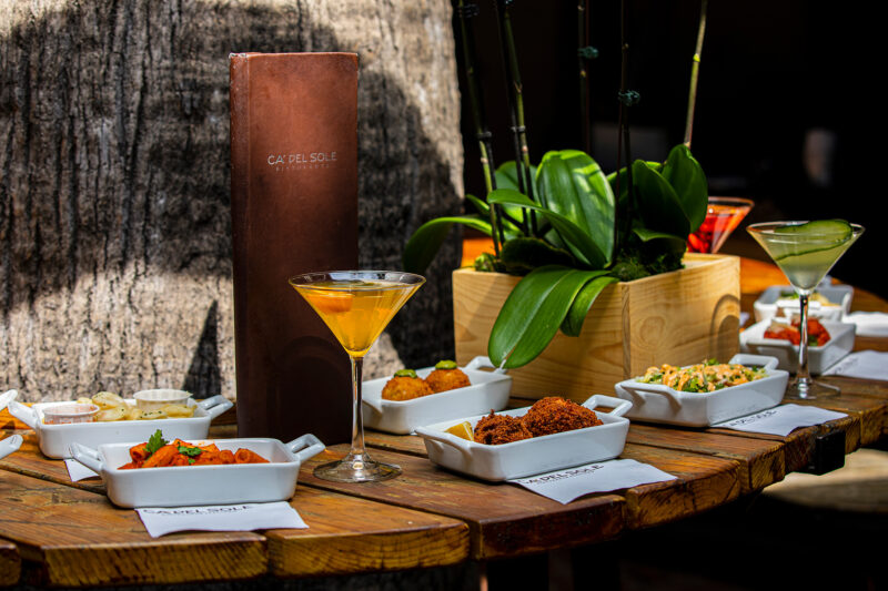 Ca’ Del Sole Happy Hour Dishes & Cocktails